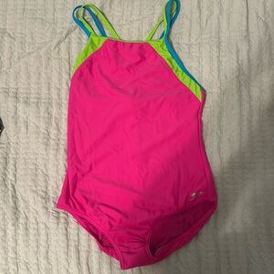 Girl’s 16 Neon Pink Speedo Swimsuit